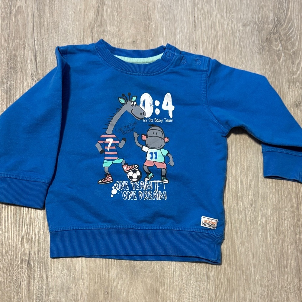 Blue Kids Shirt‎ with Fun Graphic